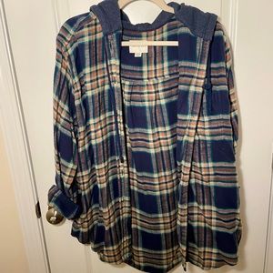 Cozy Hooded Flannel